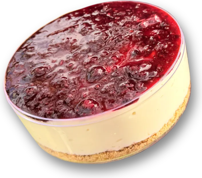 Torta Limone & Rosso de limão com frutas vermelhas trazendo contraste à mesa de doces